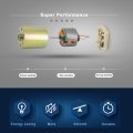 Greartisan Dc 12v 200rpm Gear Motor High Torque Electric Micro Speed Reduction Geared Centric Output Shaft 37mm Diameter