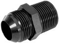 63541 1 In Npt To -16an Water Pump Radiator Hose Adapter Aluminum Natural Finish 