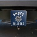 Southwestern Oklahoma State University Bulldogs Logo Tow Trailer Hitch Cover Plug Insert 2