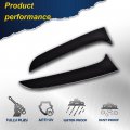 G-plus Rear Window Spoiler Side Wing Trim Cover Compatible With 2015-2017 Bmw 1 Series F20 Glossy Black