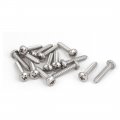 Uxcell M5 5x30mm 316 Stainless Steel Phillips Pan Head Self Tapping Screws Bolts 15pcs