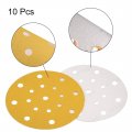 Uxcell 6 17 Hole Hook And Loop Sanding Discs 180 Grit Aluminum Oxide Sandpaper For Random Orbit Sander Wood Metal Wet Dry