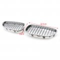 Topteng Chrome Front Kidney Grille Grill Fit For Bmw E60 E61 5 Series M5 2003-2009