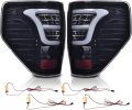 Led Tail Light Assembly With Wiring Harness For Ford F150 2009 2014 Smoke Lens Black Housing Rear Brake Lamps Bl3z13405b