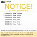Ocpty 1 X Flip Key Entry Remote Control Fob Ignition Transmitter Replacement For Nissan Pathfinder Maxima Altima Sentra Xterra