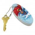 Graphics More Superman Solitude Floating Keychain Oval Foam Fishing Boat Buoy Key Float