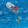 Graphics More Superman Solitude Floating Keychain Oval Foam Fishing Boat Buoy Key Float