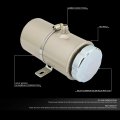 Universal Replacement Aluminum Power Steering Fluid Reservoir Tank Bottle With Cap