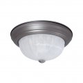 Sunlite Dbn13-218 Decorative Brushed Nickel Dome Ceiling Light Fixure 