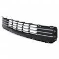 Front Bumper Grill For 2013-2019d Flex Plastic Abs Grille Replacement For Fo1036151 Da8z17k945ba Black Silvery