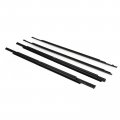 Topteng 4pcs Car Outside Window Weatherstrip Seal Belt Moulding Trim Fits For Mitsubishi Outlander 2006-2012 5727a007 5727a008