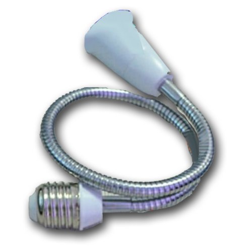 Lh0957 E26 E27 Medium Base Flexible Socket Extender Extends Lamp 19 1 2 Inches