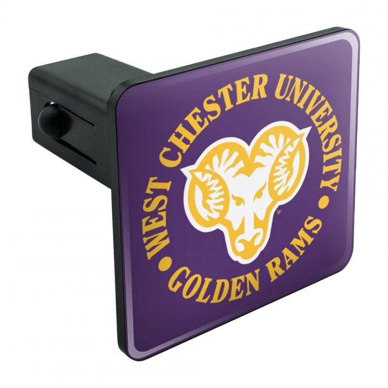 West Chester University Primary Logo Tow Trailer Hitch Cover Plug Insert 1 4 Inch 25