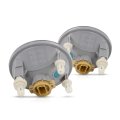 Fog Light Assembly Pair With Bulbs For 2007 2012 Gmc Acadia Driver And Passenger Side Replaces Gm2590104 15839896 Halogen Clear 
