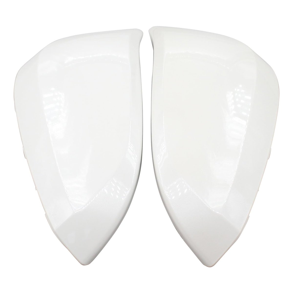 2pcs White Driver And Passenger Side Rearview Mirror Cover For Rav4 2013-2015 4runner 2014-2023