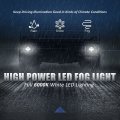 High Power Full Led Projector Front Bumper Driving Fog Light Lamps With Switch And Bezels Compatible Ford F150 Lincoln Mark Lt
