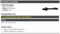 Intermediate Steering Shaft Compatible With 2009-2015 Toyota Venza