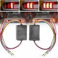 Yullign 3-step Sequential Dynamic Chase Flash Module Boxes Mustang Front Rear Turn Signal Light Led Controller For Ford 2pcs