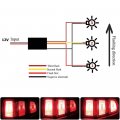 Yullign 3-step Sequential Dynamic Chase Flash Module Boxes Mustang Front Rear Turn Signal Light Led Controller For Ford 2pcs