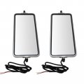 Heated Door Mirror Set With Turn Signal West Coast Style Manual Adjustment Mechanics Choice For 1989-2011 Freightliner Fld120 