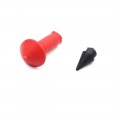Uxcell 85pcs Red Rubber Mushroom Shaped Tyre Puncture Patches Tire Repair Tool For Car