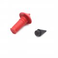 Uxcell 85pcs Red Rubber Mushroom Shaped Tyre Puncture Patches Tire Repair Tool For Car
