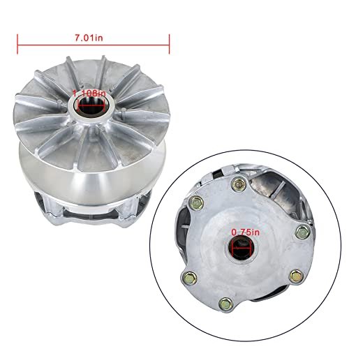 Complete Primary Drive Clutch Assembly With Belt Replacement For 1996 2013 Ranger 500