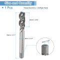 Spiral Flute Thread Taps M10 X 1 25 H2 Metric Machine Threading Tap Bit Uncoated Screw Tapping Repair Tool M2 High-speed Steel