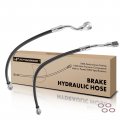 A-premium Rear Driver And Passenger Brake Hydraulic Hose Compatible With Select Chevy Gmc Models Avalanche 2500 2002-2006