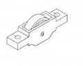 Window Roller Assembly Nylon Wheel 13 16 Diameter Package 