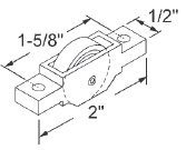 Window Roller Assembly With 13 16 In Nylon Wheel 2 Pack Part Number 52-698a