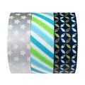 Wrapables 50 Scalloped Gift Tags Kraft Hang With Free Cut Strings Stars And Stripes 