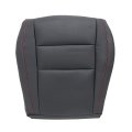 Driver Perforated Black Leather Bottom Seat Cover With Red Line For Jeep Grand Cherokee 2011 2012 2013 2014 2015 2016 