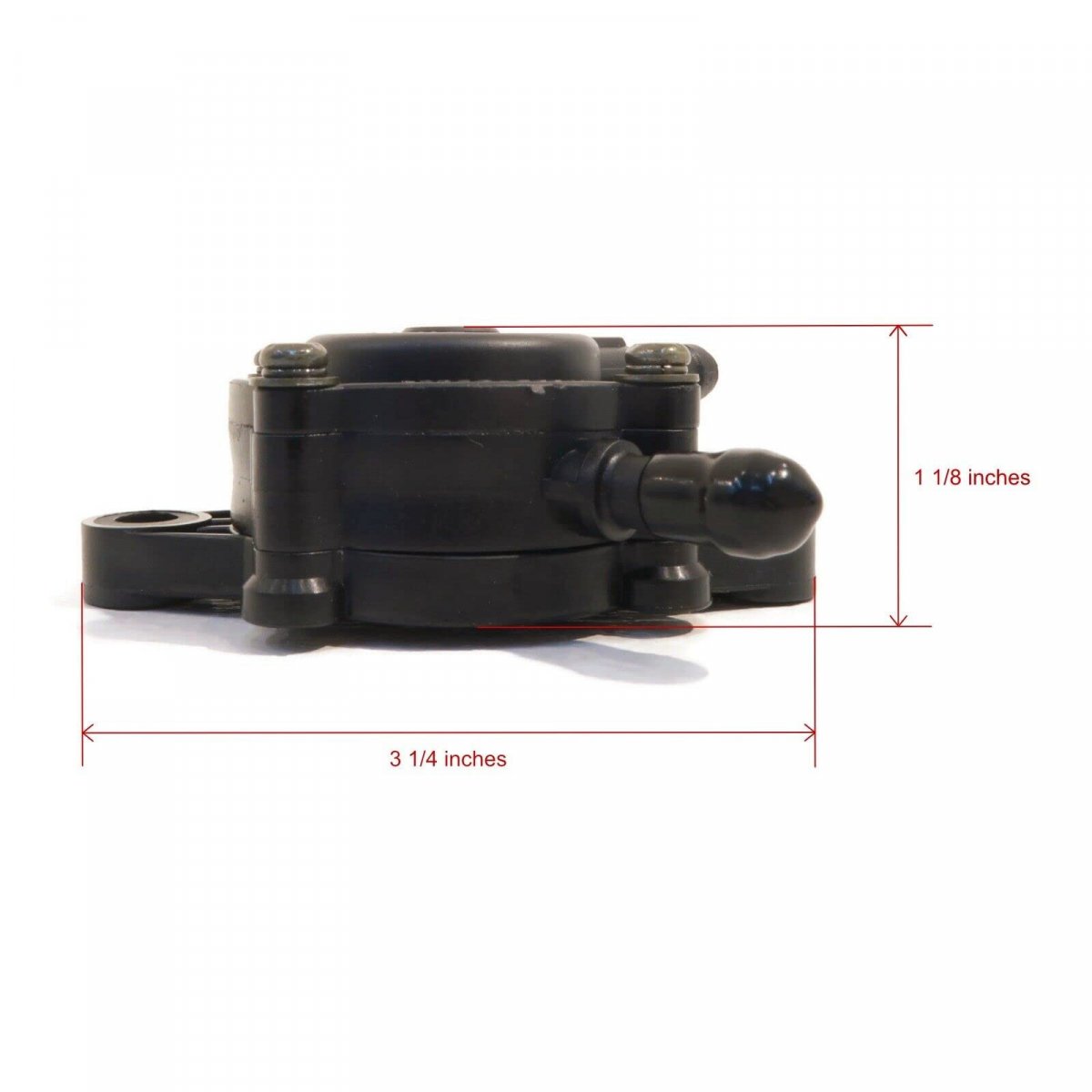 Fuel Pump For John Deere Lt170 Ltr155 Ltr166 M655 M665 Z710a Z720a Bolt On Vacuum Type Fits 1 4 In Line