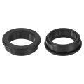 2pcs Rubber Grommets 1-7 8 48mm Drill Hole 1-1 2 38mm Id Top Hat Grommet Black Silicone Plug Gasket For Wiring Automotive 