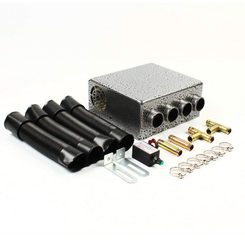 Bjtdllx Under Dash Heater 12v 4 Ports Universal Underdash Heat W Speed Switch Car Windscreen Defroster Demister Air Diesel For