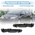 X Autohaux 1 Pair Bumper Bracket Side Retainer For Toyota Yaris Base 2007-2009 No 5253552060 5253652050