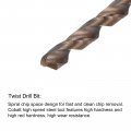 Uxcell M6 X 1 Spiral Point Thread Tap And 5 0mm Drill Bit Set Metric Titanium Plated Cobalt High Speed Steel Machine Screw