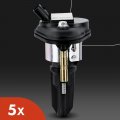 A-premium Set Of 5 Ignition Coil Pack And Iridium Spark Plugs Compatible With Chevrolet Trailblazer 2002-2005 Gmc Canyon