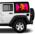 2x 17 X 28 Universal Endless Summer Window Tint Perforated Vinyl Fits Jeep 2 Door 4 Hard Tops 