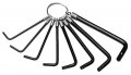 Performance Tool W1315 Heat Treated Alloy Steel Torx Key Set With Ring Holder 8-piece In Sizes T9 To T40 