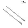 Uxcell 2pcs 1 4 Hex Shank T20 S2 Steel Magnetic Torx Security Screwdriver Bit 150mm Length