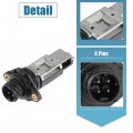 Uxcell 1pcs Car Mass Air Flow Sensor Replacement Black For Bmw M3 1995-1996 No 13621747155