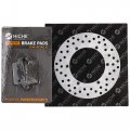 Niche Rear Brake Pad Kit For Suzuki Kawasaki Rm125 Drz400 41080-s008 43082-1173 69211-43d00 69100-36840 Semi-metallic