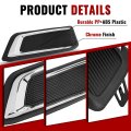 Hecasa Pair Fog Light Covers For 2014-2020 Chevy Chevrolet Impala Ls Lt Ltz Front Bumper Lamp Bezel Trim Left Right Side