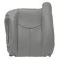 Pewter Gray 922 Front Driver Side Top Lean Back Seat Cover Replacement For Chevy Silverado Sierra Tahoe Suburban Avalanche 