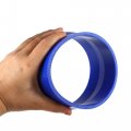 Uxcell 114-127mm 4 5 -5 Id Straight Silicone Reducer Hose Coupler Intercooler Tube Blue For Car Intake Piping