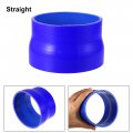 Uxcell 114-127mm 4 5 -5 Id Straight Silicone Reducer Hose Coupler Intercooler Tube Blue For Car Intake Piping