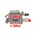 Autokay Carburetor For 340 340e 345 345e 346xp 350 350epa 353 503283210 Double Tube With Fuel Line Air Filter Intake Manifold