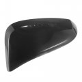 Black Left Side Car Door Wing Mirror Cover Rear View Cap For Toyota Rav4 2013-2019